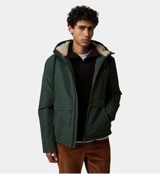 Parka en toile canvas - Faguo - Vert foncé