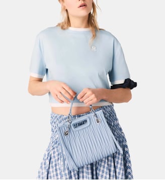 Tee shirt bicolore - Maje - Bleu ciel