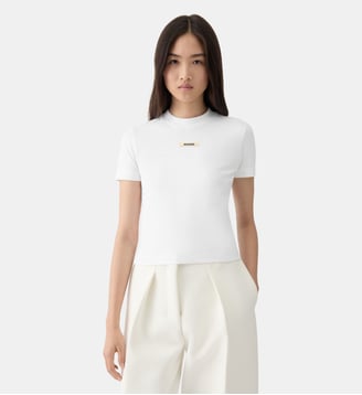 Le Tshirt Gros Grain - Jacquemus - White