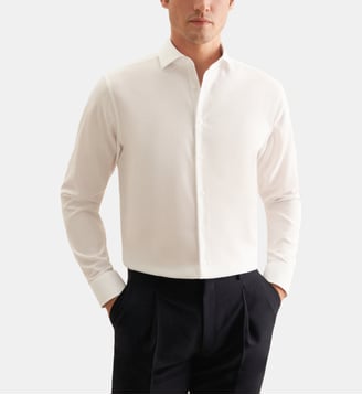 Chemise d'affaires Manche longue Regular Col Kent - Seidensticker - Blanc