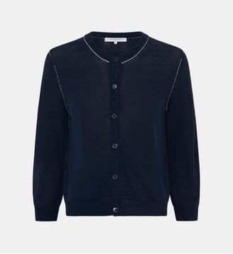 Gilet en lin mélangé - LORYS - Gerard Darel - Marine