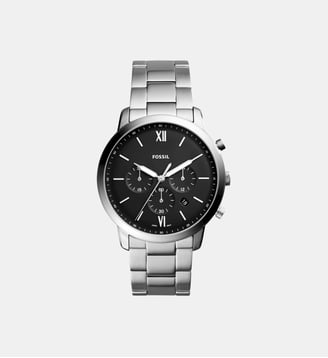 Montre Neutra chrono Noir FS5384 - Fossil - Argenté