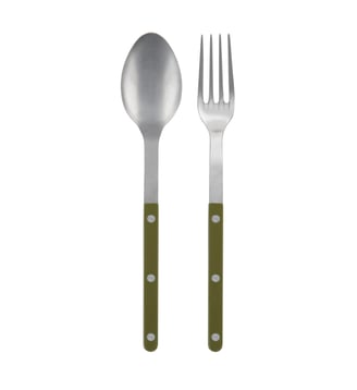 Couverts de service, Bistrot Vintage - Sabre - Vert fougère