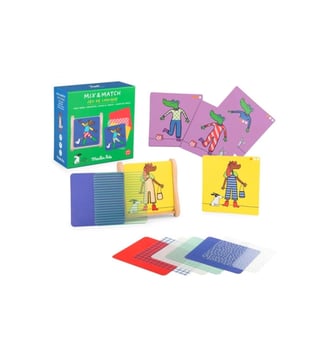 Jeu de logique Mix and Match Les Loufoques - Moulin Roty - Multicolore