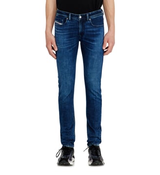 Skinny Jeans Low Waist 1979 Sleenker - Diesel - Bleu foncé