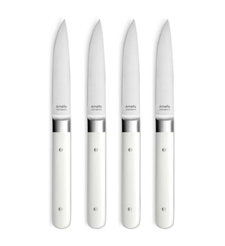 Coffret couteau steak (lot de 4) - Fusion - Amefa - Blanc