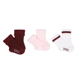 Pack de 3 paires de chaussettes - BOSS Kidswear - Off white