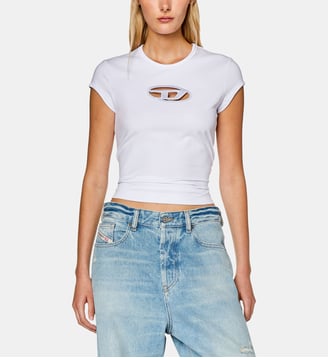 T-shirt avec logo peek-a-boo - Diesel - Blanc