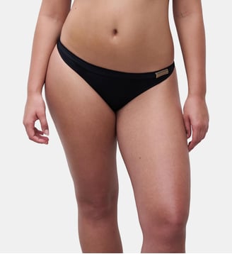 Bas de maillot de bain slip avec bijou - Chantelle - Noir