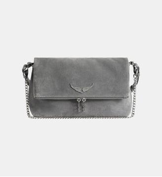 Sac Rocky II Suede - Zadig&Voltaire - Gris road