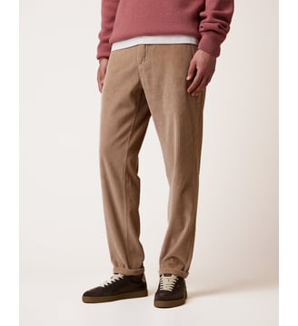 Pantalon élastique en velours côtelé - Faguo - Beige foncé