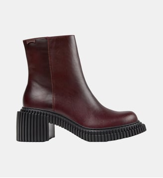 Bottines Pix London cuir - Camper - Bourgogne