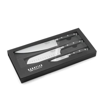 Set 3 couteaux de cuisine Sabatier Trompette