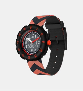 Montre Pattern paradise Noir FPSP079 - Flik Flak - Noir