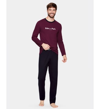 Pyjama long d'homme en Coton Eden Park