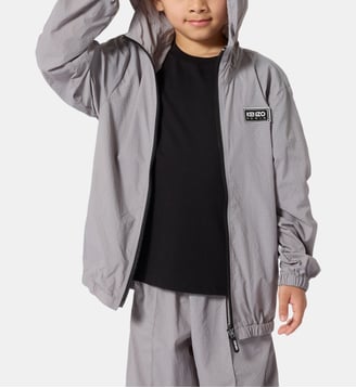 Coupe-vent à capuche - Kenzo Kids - Bitume