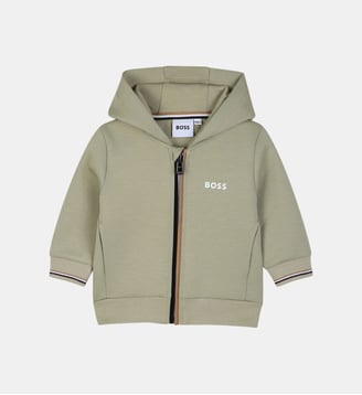 Cardigan à capuche - BOSS Kidswear - Gris