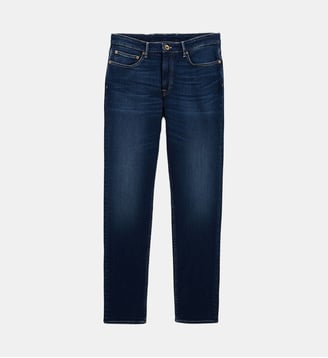 Jean 325 slim powertwist en coton - Serge Blanco - Bleu foncé