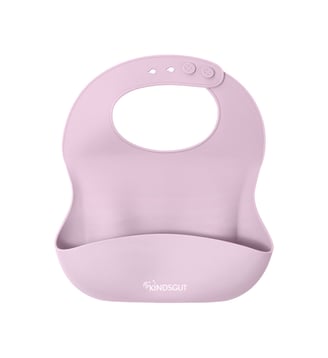 Bavoir bébé en silicone - Kindsgut - Rose pâle