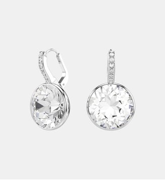 Pendants d'oreilles Millenia, Métal rhodié - Swarovski - White