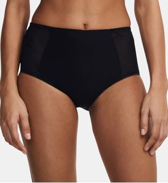 Culotte taille haute finition broderie - Chantelle - Noir