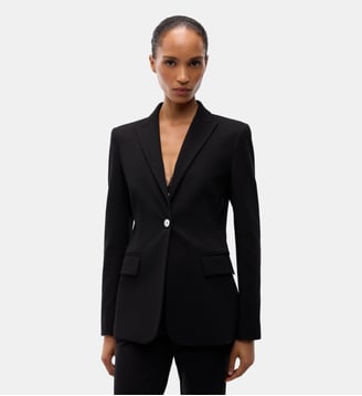 Blazer à simple boutonnage - Pinko - Limousine noire