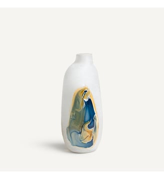 Vase en verre soufflé bouche H38 cm AM.PM