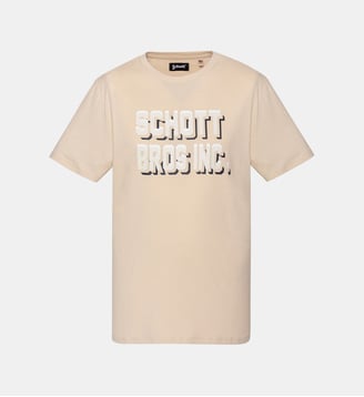 T-shirt imprimé Schott Bros Inc. - Schott - Sable
