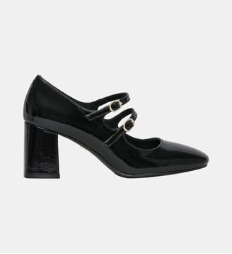 Escarpins Iza en cuir - Bocage - Noir