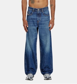 Relaxed Jeans - 2001 D-Macro - Diesel - Bleu moyen