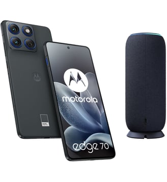 Smartphone Pack Edge70 5G 512Go Gris + Enceinte Sound Flow Motorola