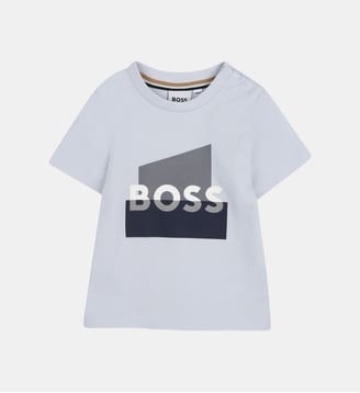Tee-shirt manches courtes - BOSS Kidswear - Bleu tendre