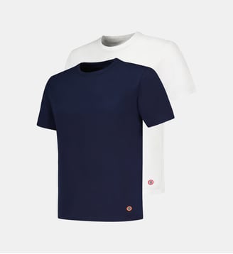 Lot de 2 T-shirts manches courtes en coton Le Slip Francais