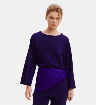 Col rond milano - Bompard - Ultraviolet fonce