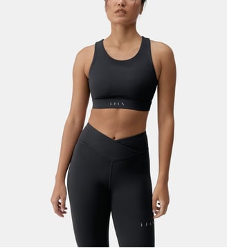 Brassière de Sport Performance Fixation Haute NARA - Born Living Yoga - Noir