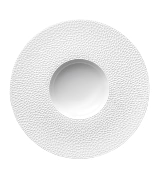 Assiette Gourmet Petit Bassin 27,9 Cm - L Fragment - Degrenne - Blanc