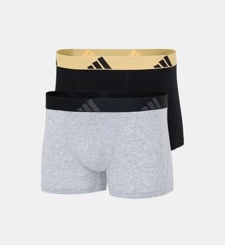 Boxers, lot de 2, ACTIVE FLEX COTTON - Adidas Originals - Gris