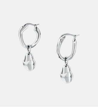 Boucles D'Oreilles en acier, cristaux, T-DESIGN - Trussardi - Argent