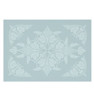 Set de table enduit Syracuse 100% coton - Le Jacquard Francais - Aqua