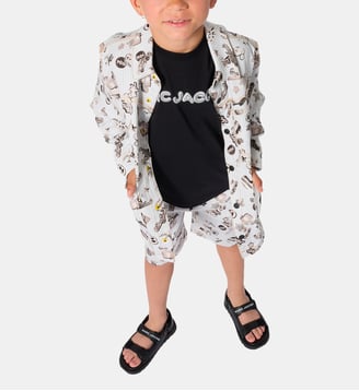 Veste rayée et imprimée - Marc Jacobs Kids - Ocean