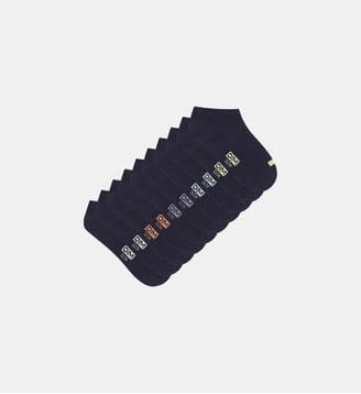 Lot de 5 paires de socquettes courtes EcoDim - Dim - Bleu marine