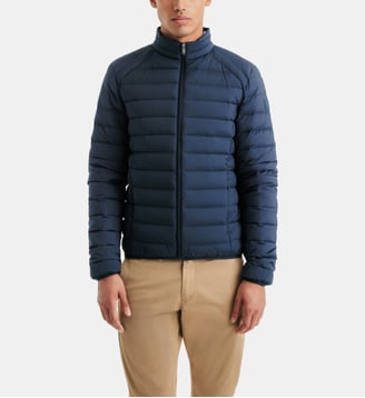 Doudoune légère Aragon matelassée stretch déperlante
 - Jott - Bleu marine