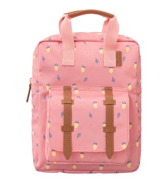Sac à dos small Summer Fruit déperlant - Fresk - Rose et jaune