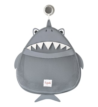 Filet de rangement jouets de bain - 3 sprouts - Gris