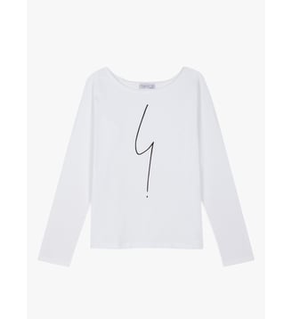 t-shirt ironie blanc - Agnès b. - Blanc