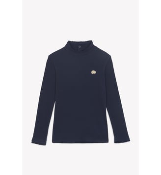 Sous pull -  coton col cheminé - Tartine Et Chocolat - Marine