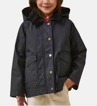 Veste en coton enduit - Cyrillus - Marine