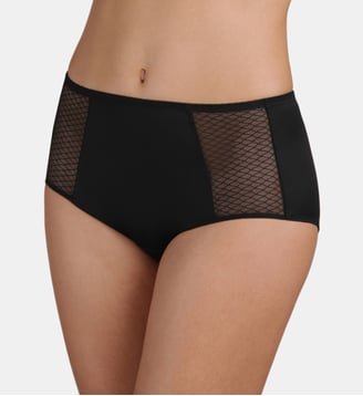 Slip Taille Haute Effet Ventre Plat Ecodim - Dim - Noir