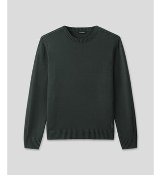Pull en laine et coton - Ron Dorff - Vert