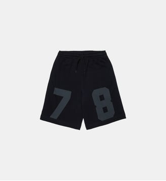Shorts en molleton avec chiffres sur le devant - Diesel Kids - Noir